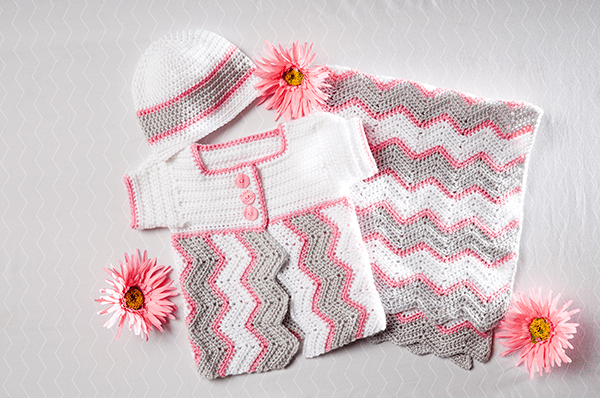 Chevron Crochet Baby Blanket – Premier Yarns