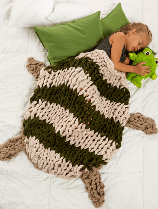 Premier Turtle Tracks Blanket & Pillows Knit Kit