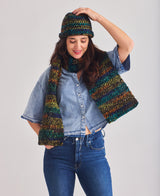 Citrus Grove Crochet Beanie and Scarf Set