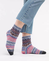 Swirling Diamond Socks