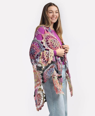 Floral Fireworks Shawl