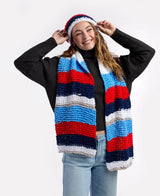 Modern Mix Hat and Scarf Set