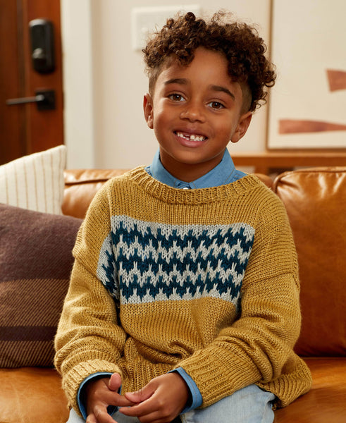 Kids Chevron Pullover Premier Yarns