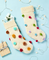 Jingle Poms Knit Stocking