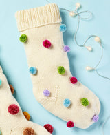 Jingle Poms Knit Stocking