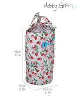 Strawberry Greenhouse Drawstring Bag