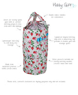 Strawberry Greenhouse Drawstring Bag