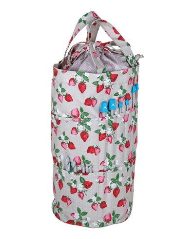 Strawberry Greenhouse Drawstring Bag