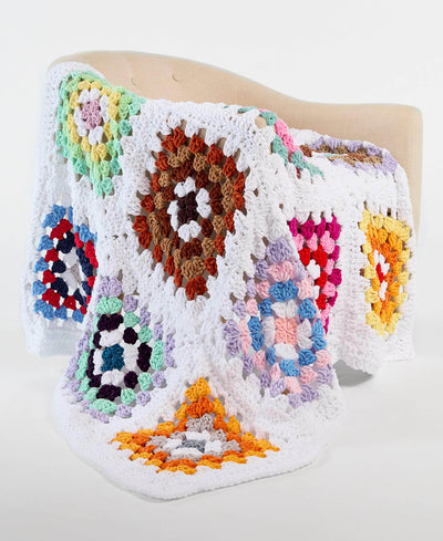 Patchwork Pop Granny Blanket