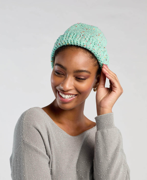 Staple Stitch Crochet Beanie