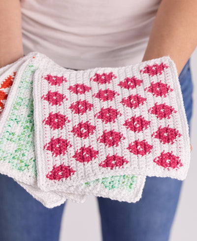 Patterned Tapestry Dishcloth Set