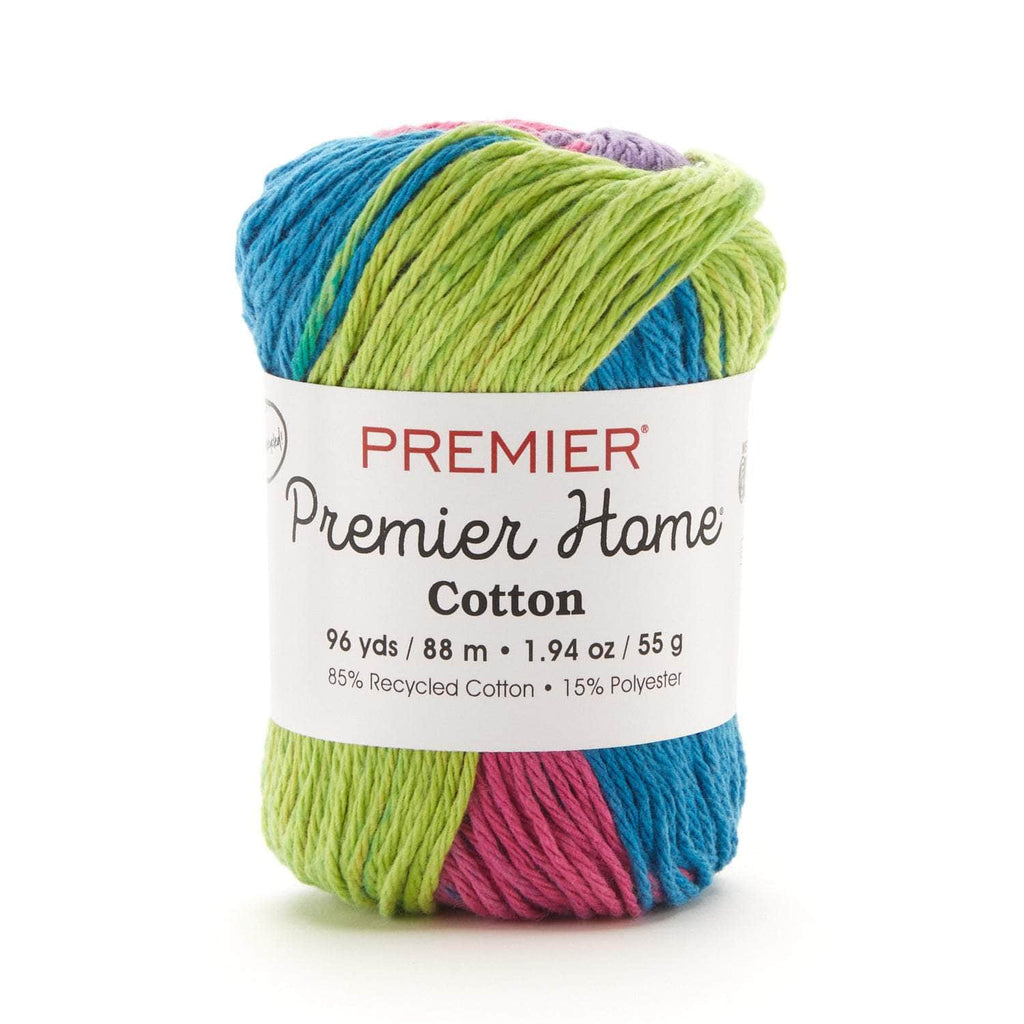 Premier Yarns Home Cotton Yarn Multi Cone Rainbow, Paper