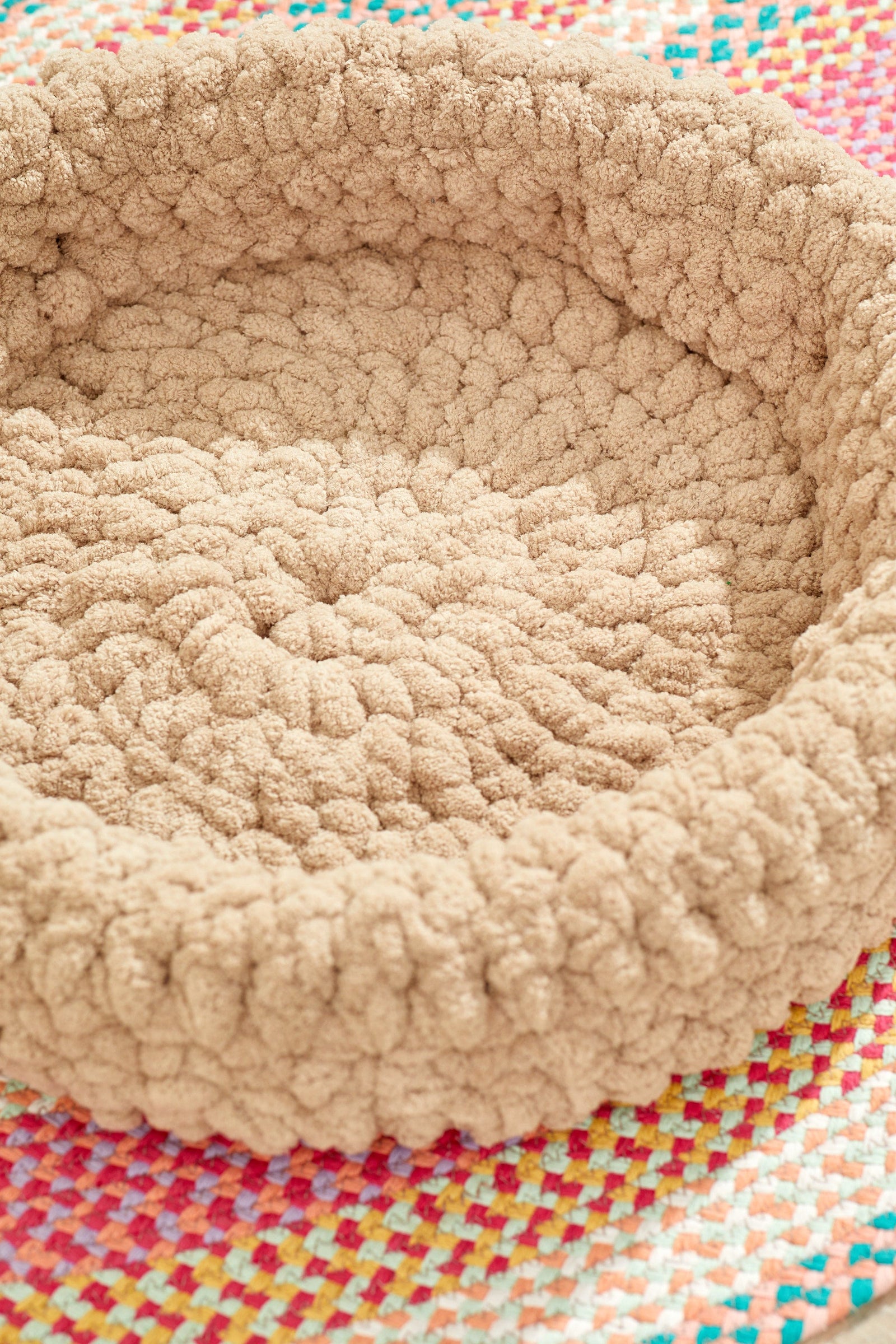 Crochet dog bed hotsell