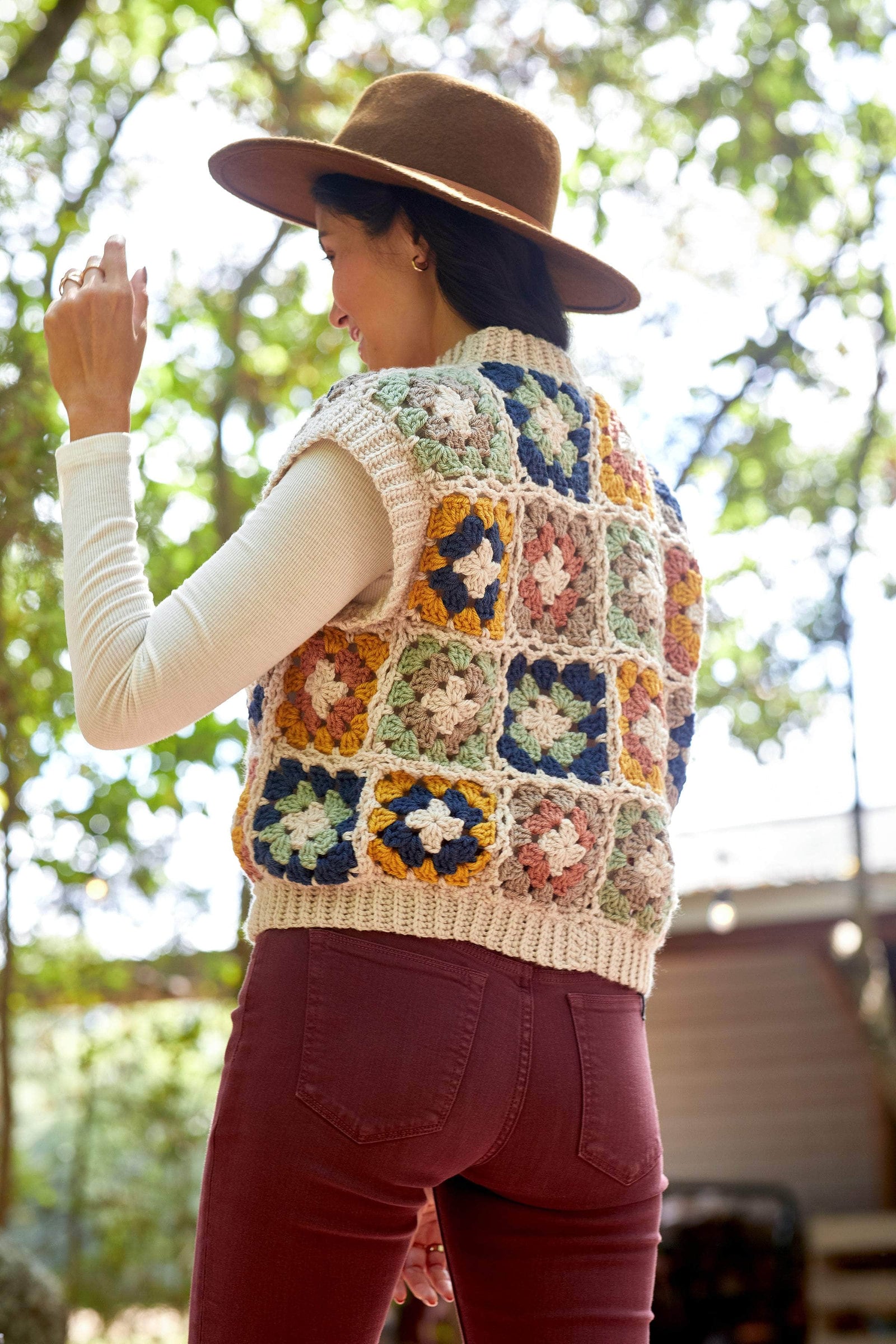 Crochet granny vest pattern hotsell