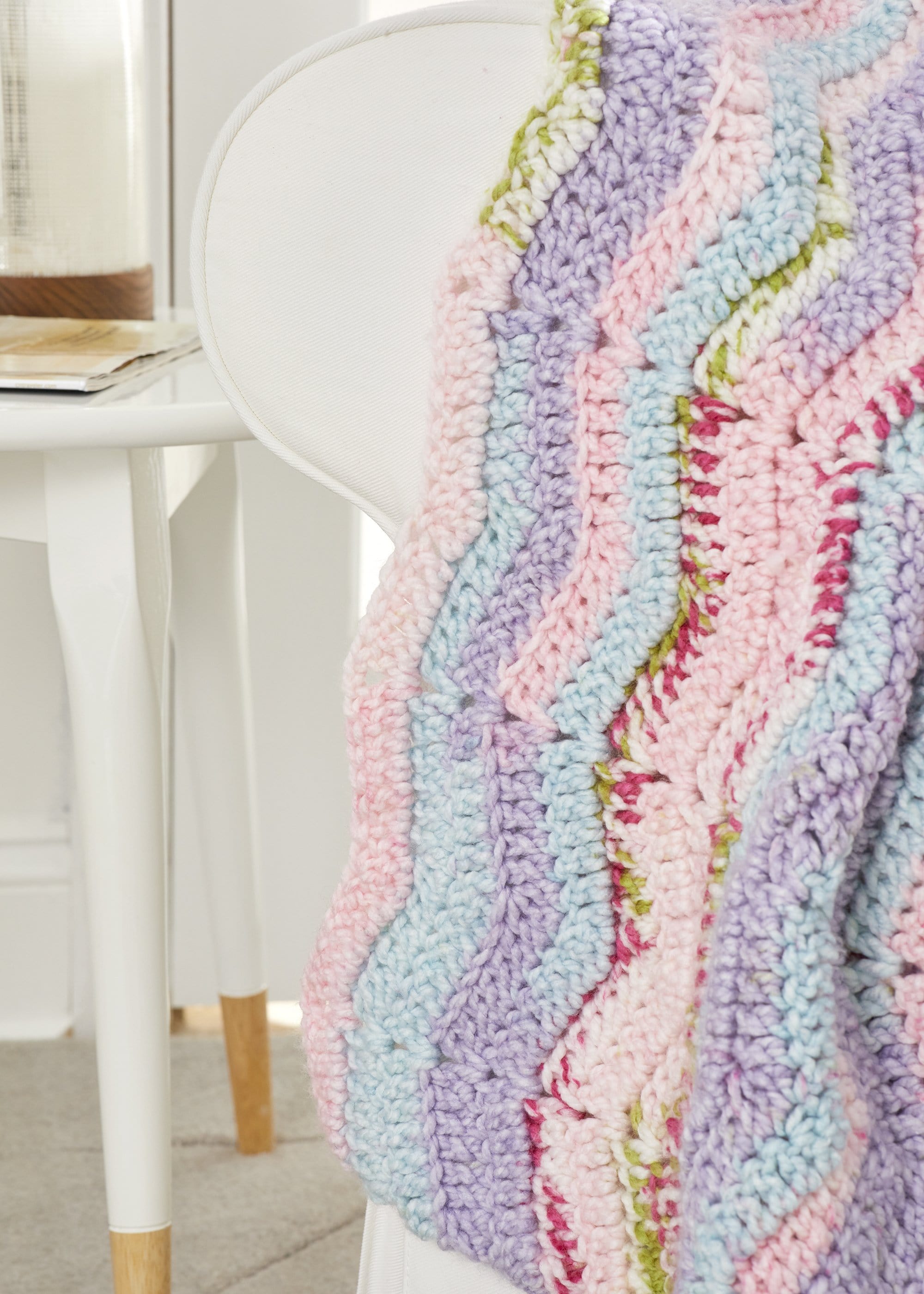 Cozy Chevron Throw – Premier Yarns