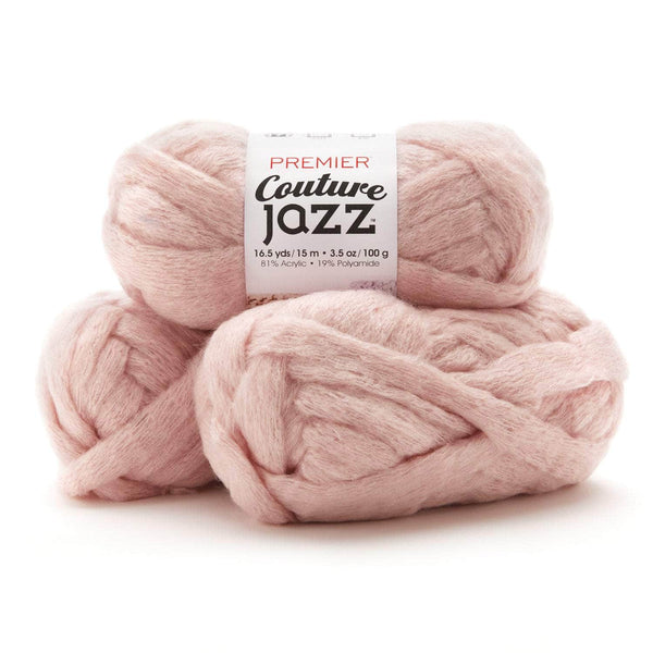 Premier Yarn Couture Jazz Yarn, Milk, (Pack of 3)