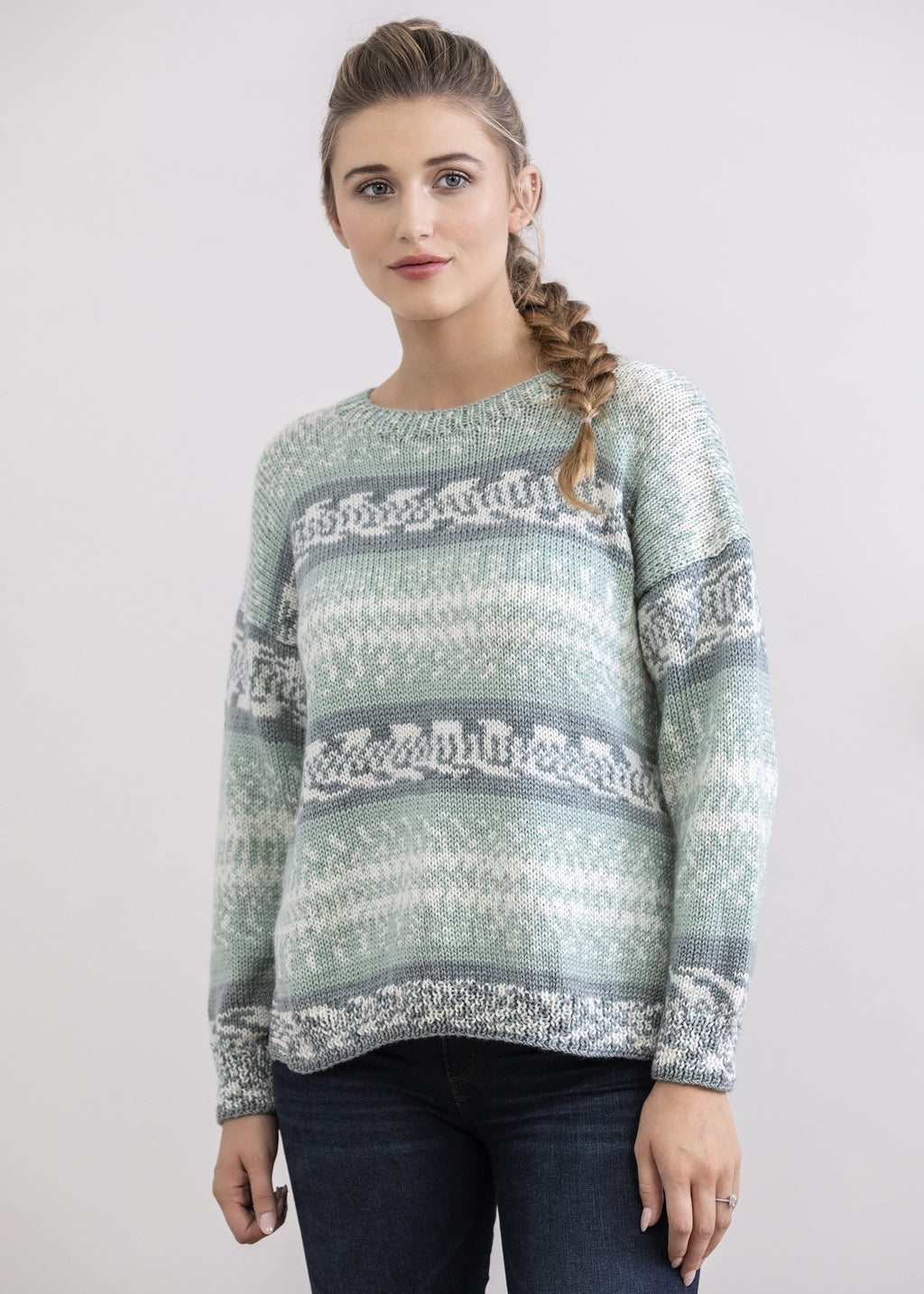 Horseshoe Lace Pullover – Premier Yarns