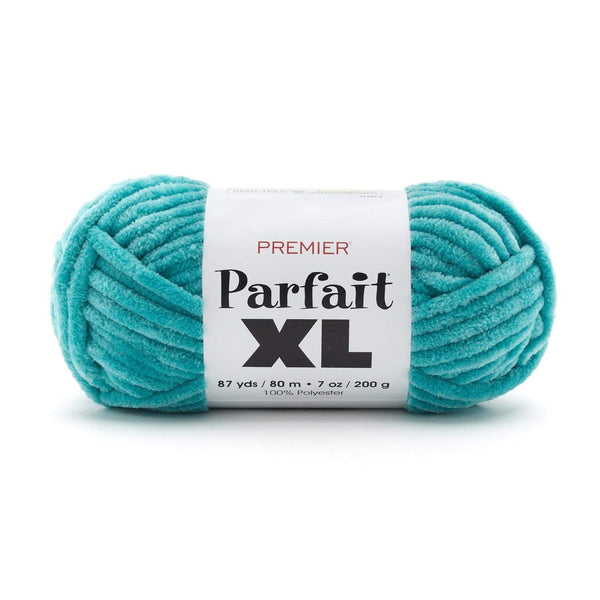 Lot of 2 Just Chenille Premier Yarn 1.76 oz SUPER Bulky Yarn, Color Light  Blue