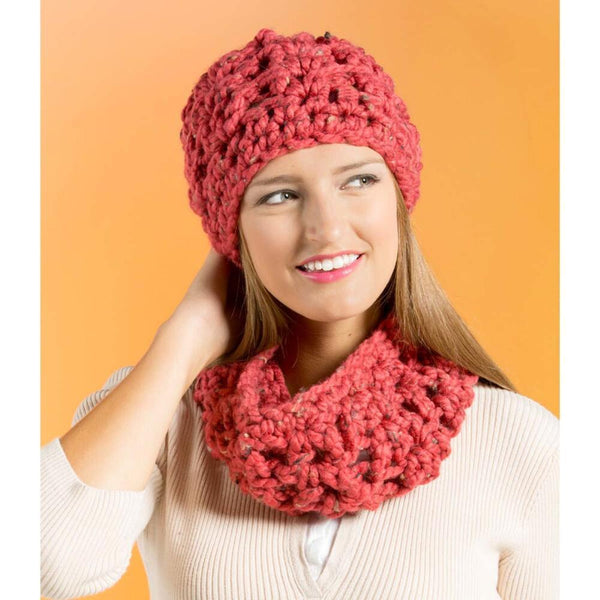 Premier® Mega Tweed Crochet Hat and Cowl – Premier Yarns