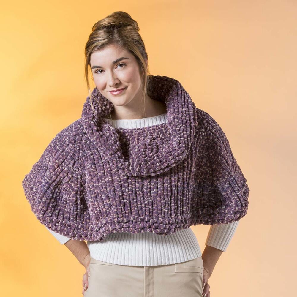 Premier® Cowl-Neck Capelet Free Download – Premier Yarns